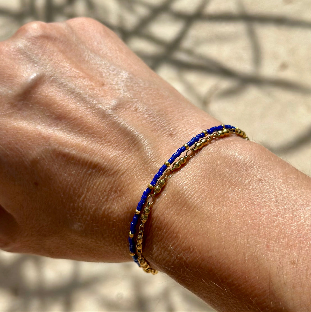 Anais Doppel-Perlenarmband