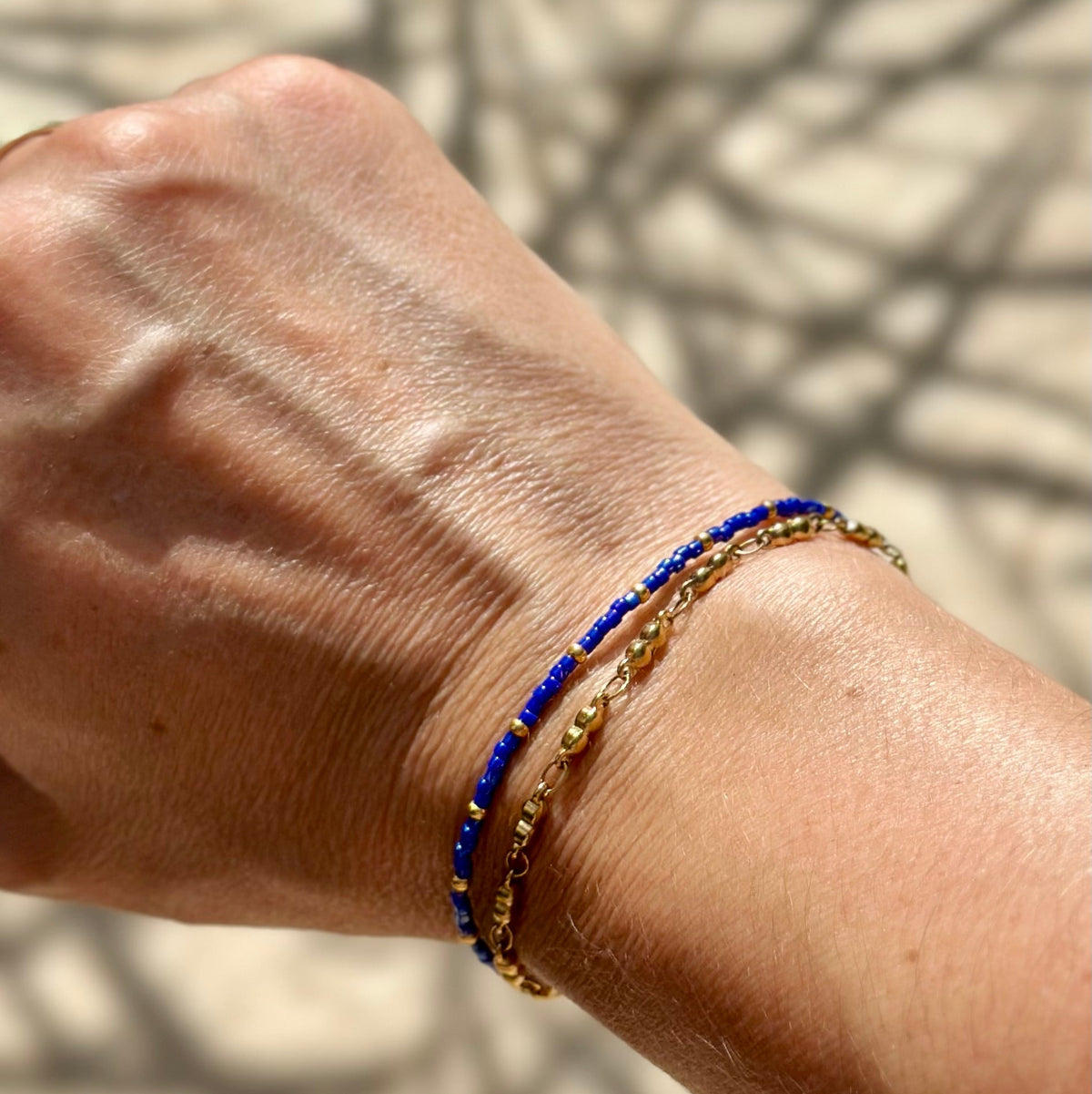 Anais Doppel-Perlenarmband